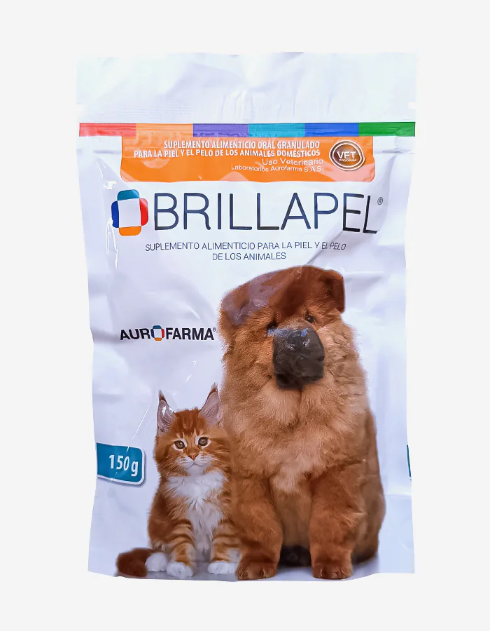 Brillapel Polvo suplemento piel perros y gatos 150g