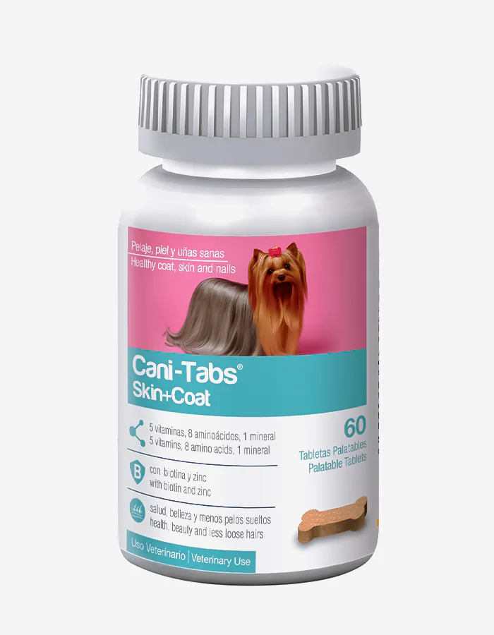 Cani Tabs Skin Coat suplemento piel y pelo perros 60 tabletas