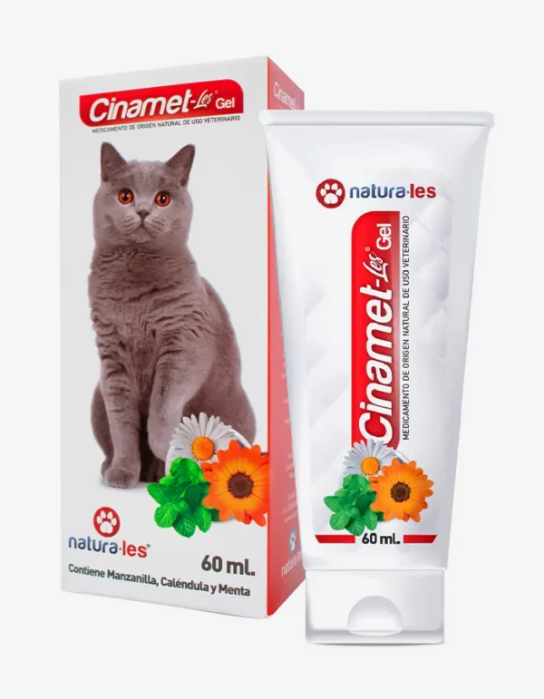 Cinamet Les gel dental homeopático mascotas 60ml