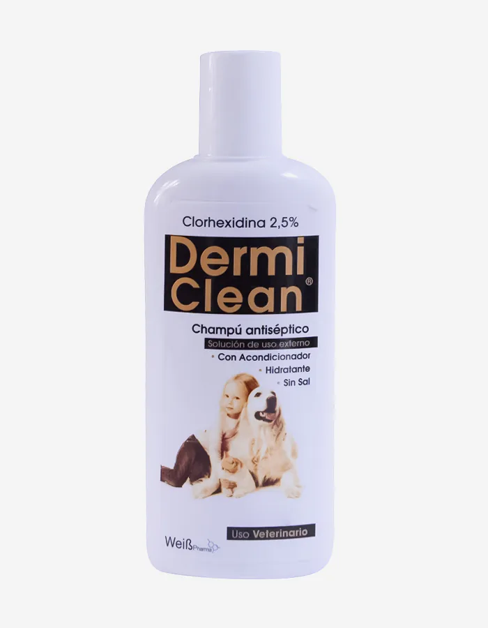 Dermiclean shampoo antiséptico perros, gatos y caballos 250ml