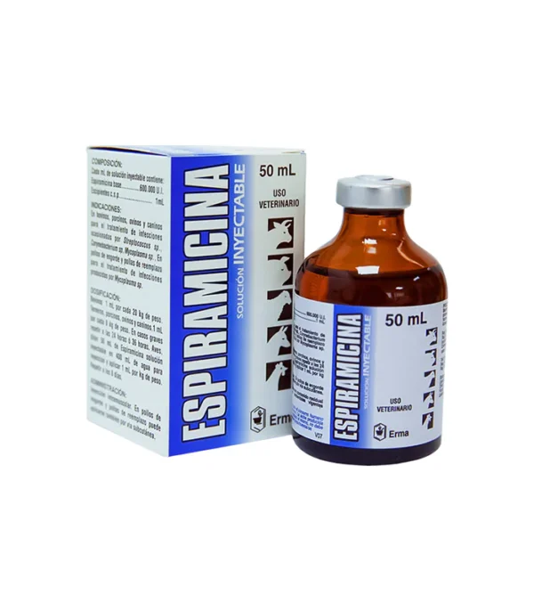 Espiramicina solucion inyectable 50ml