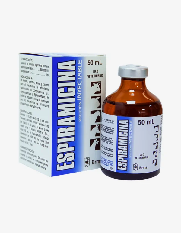 Espiramicina solucion inyectable 50ml