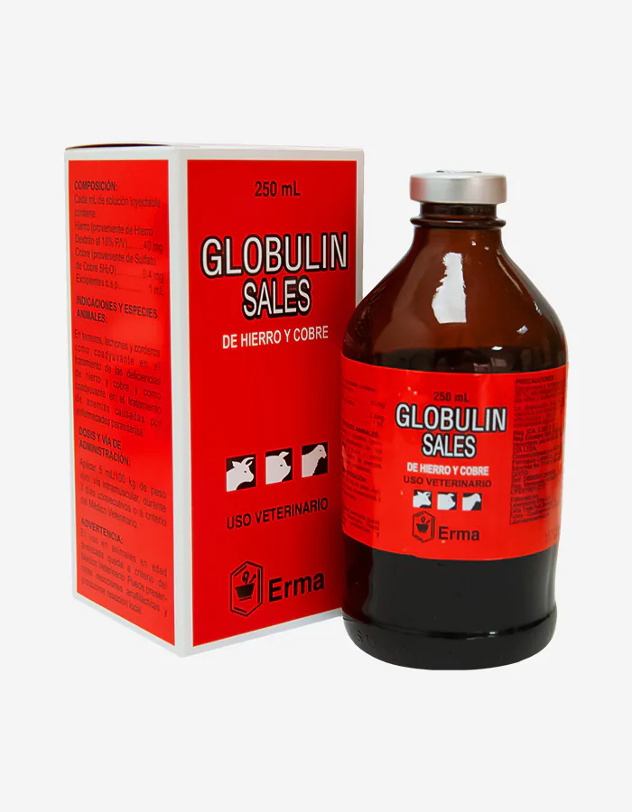 Globulin Sales Minerales solucion inyectable