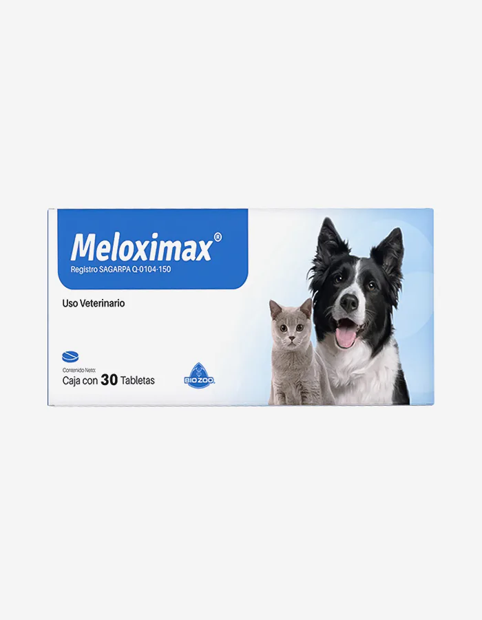 Meloximax antiinflamatorio perros y gatos 3mg 30 tabletas