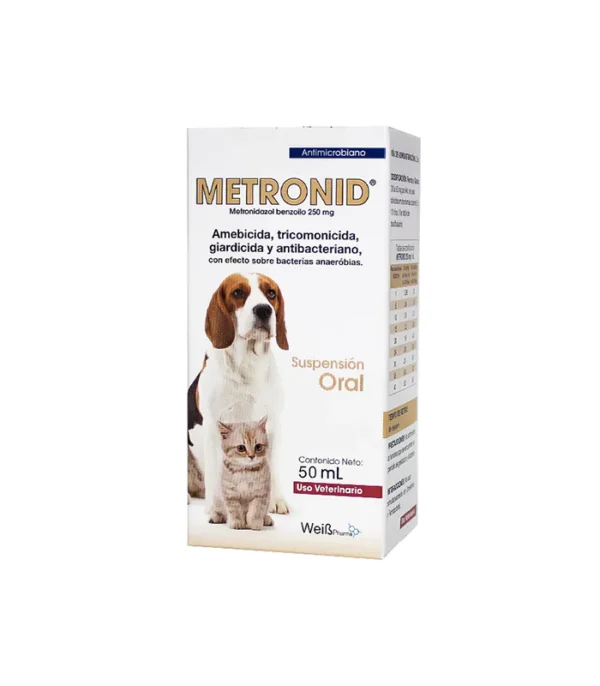 Metronid desparasitante oral perros y gatos 50ml