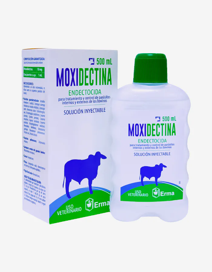 Moxidectina endectocida solucion inyectable 500ml