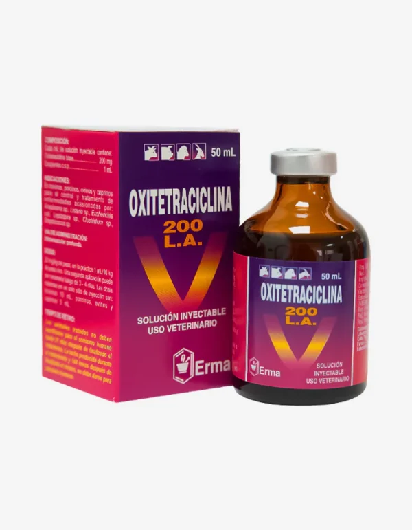 Oxitetraciclina 200 LA solucion inyectable