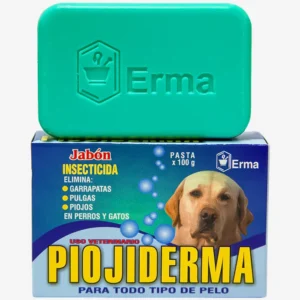 Piojiderma jabon insecticida perros gatos 100g