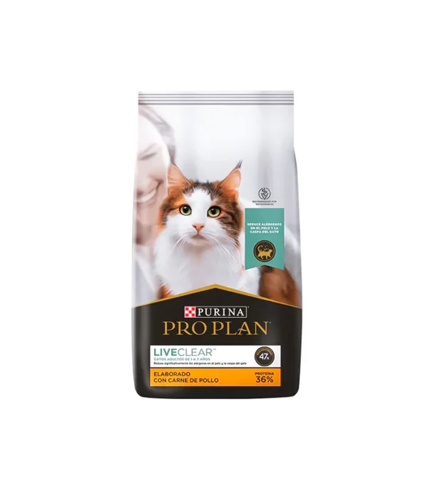 Pro Plan LiveClear Gatos