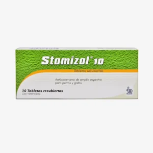 Stomizol tratamiento infecciones bucales perros y gatos 10mg 10 tabletas