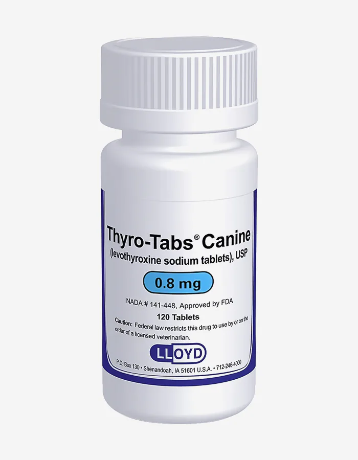 Thyro Tabs 08 tratamiento hipotiroidismo canino 120 tabletas