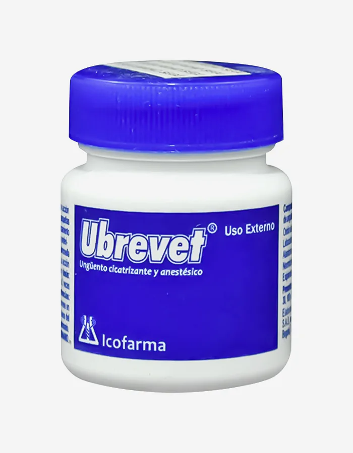 Ubrevet crema cicatrizante mascotas y animales 30g